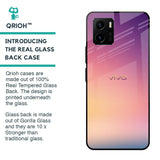 Lavender Purple Glass case for Vivo Y15s