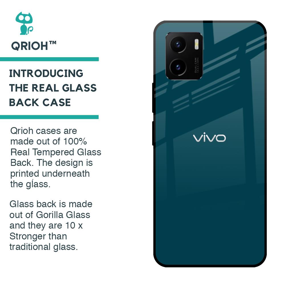 Emerald Glass Case for Vivo Y15s
