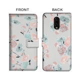 Classic Floral Textur Flip Case for OnePlus
