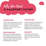 World Traveller Passport & Luggage Tag Combo