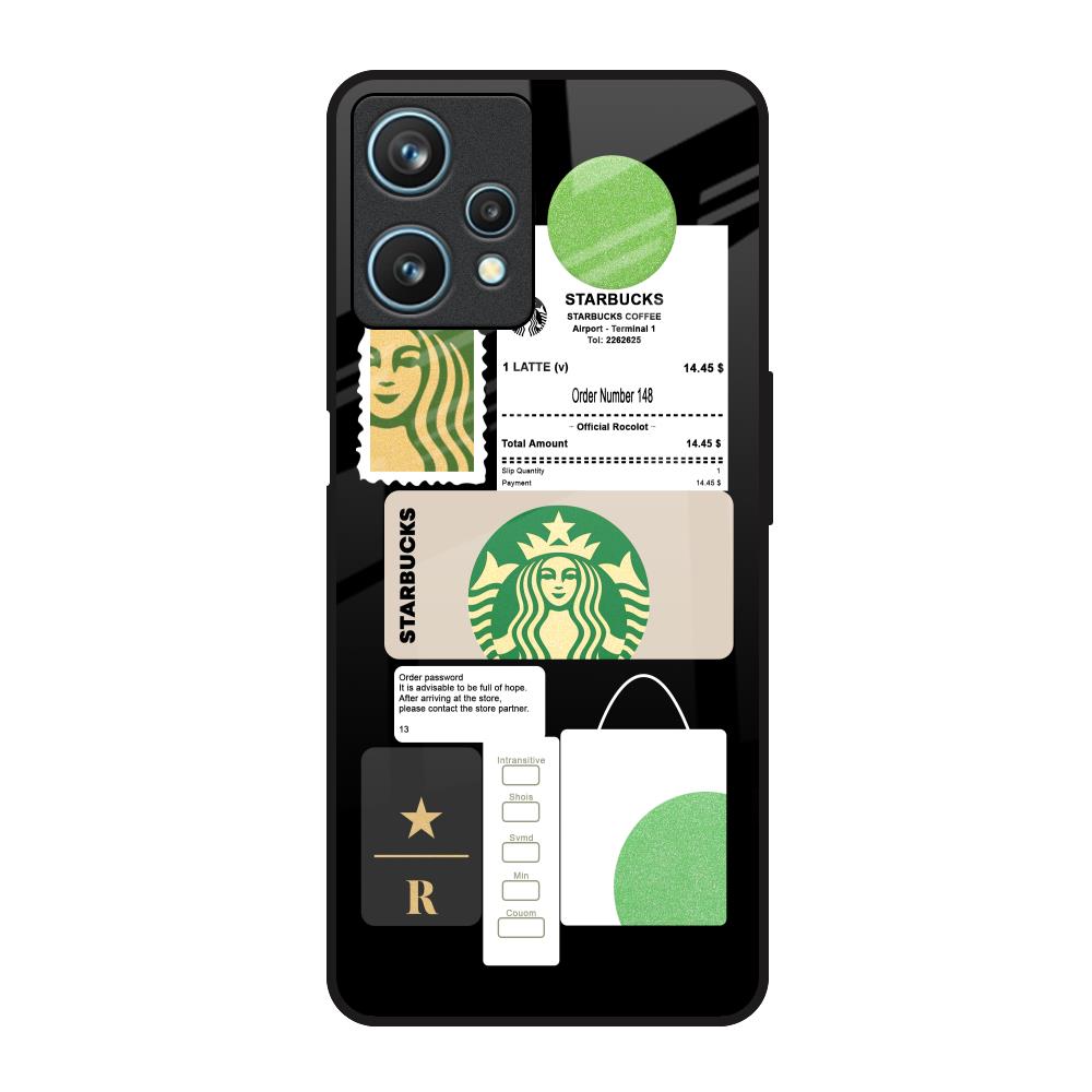 Coffee Latte Realme 9 Pro 5G Glass Back Cover Online