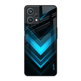 Vertical Blue Arrow Realme 9 Pro 5G Glass Back Cover Online