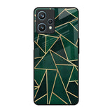 Abstract Green Realme 9 Pro 5G Glass Back Cover Online