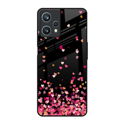 Heart Rain Fall Realme 9 Pro 5G Glass Back Cover Online