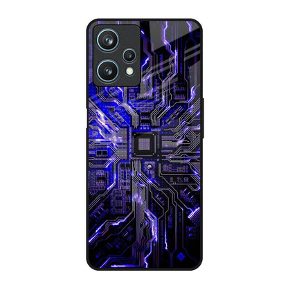 Techno Color Pattern Realme 9 Pro 5G Glass Back Cover Online