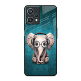 Adorable Baby Elephant Realme 9 Pro 5G Glass Back Cover Online