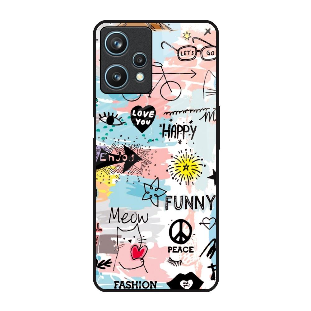 Just For You Realme 9 Pro 5G Glass Back Cover Online