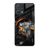 Aggressive Lion Realme 9 Pro 5G Glass Back Cover Online