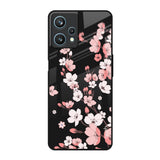 Black Cherry Blossom Realme 9 Pro 5G Glass Back Cover Online