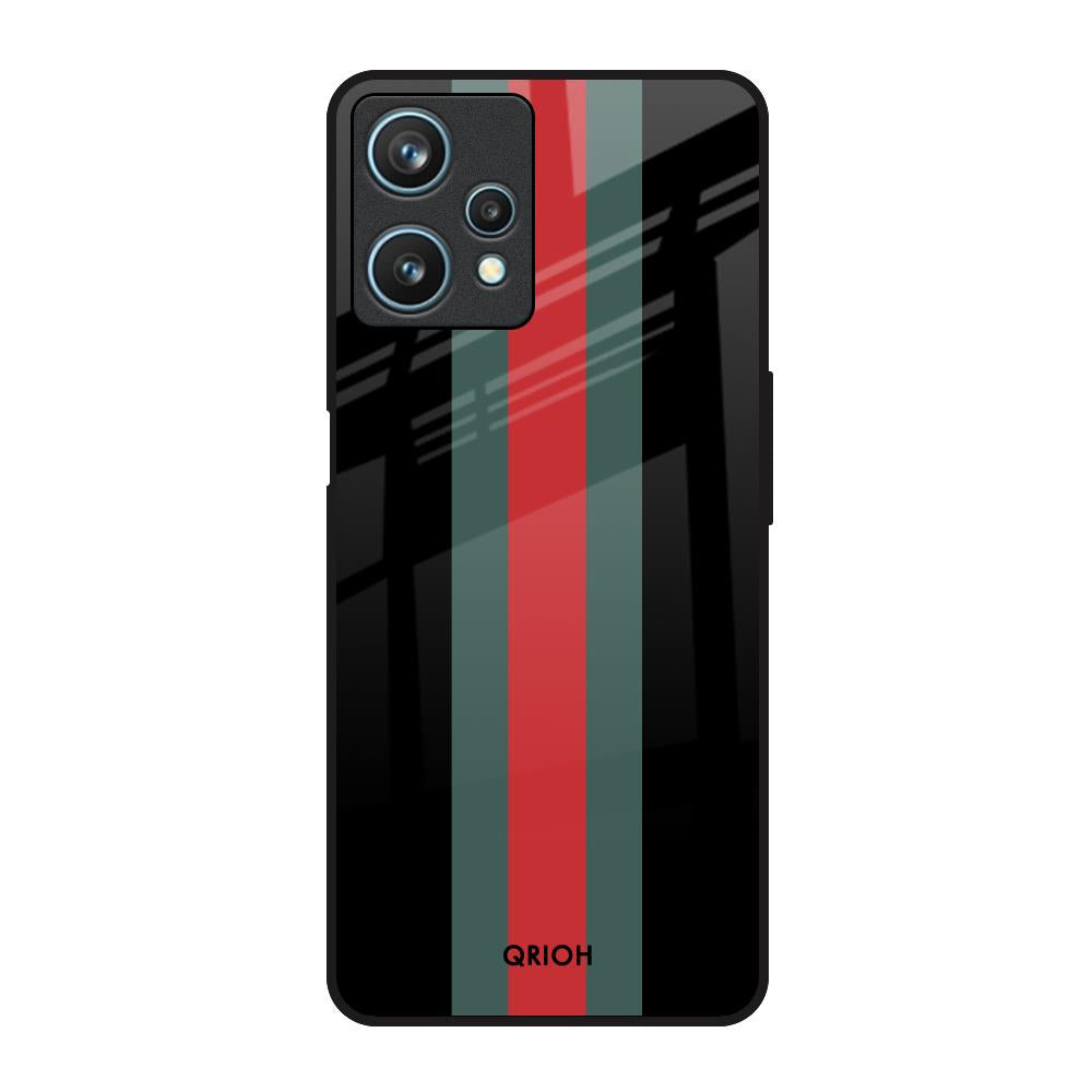 Vertical Stripes Realme 9 Pro 5G Glass Back Cover Online