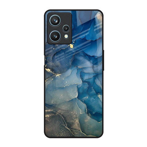Blue Cool Marble Realme 9 Pro 5G Glass Back Cover Online