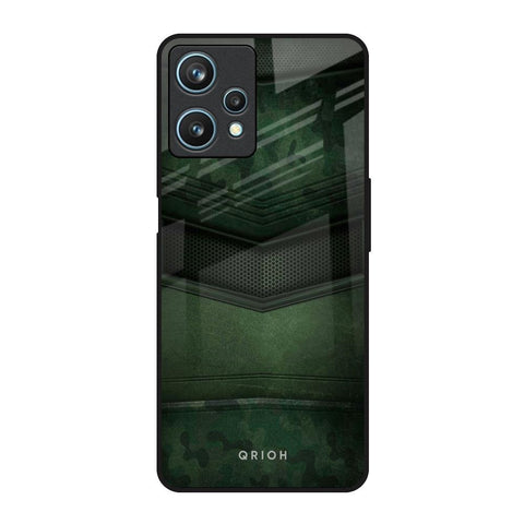 Green Leather Realme 9 Pro 5G Glass Back Cover Online