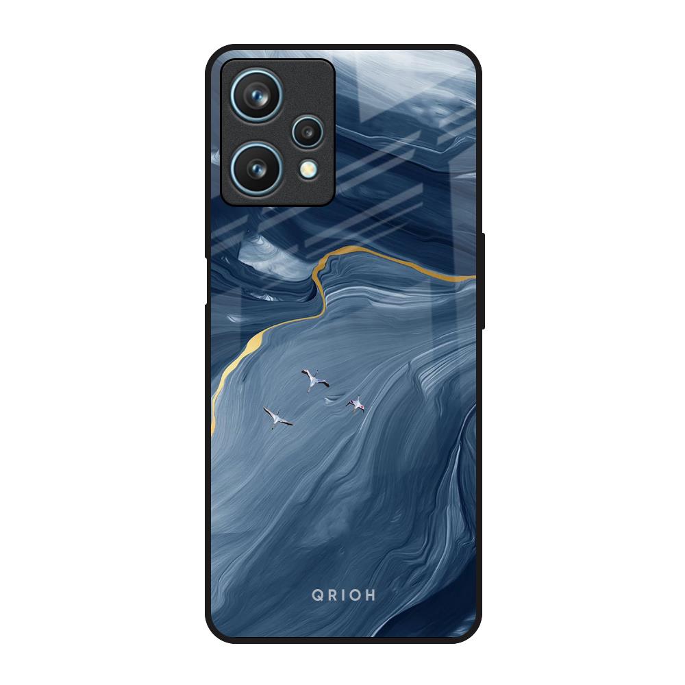 Deep Ocean Marble Realme 9 Pro 5G Glass Back Cover Online