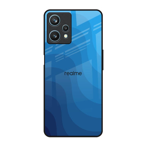 Blue Wave Abstract Realme 9 Pro 5G Glass Back Cover Online