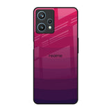 Wavy Pink Pattern Realme 9 Pro 5G Glass Back Cover Online