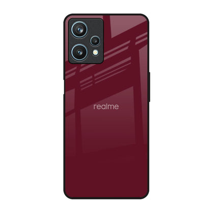 Classic Burgundy Realme 9 Pro 5G Glass Back Cover Online