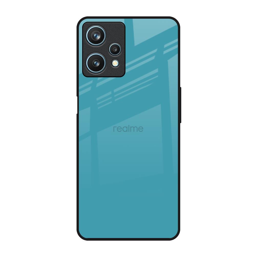 Oceanic Turquiose Realme 9 Pro 5G Glass Back Cover Online