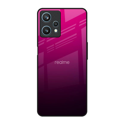 Purple Ombre Pattern Realme 9 Pro 5G Glass Back Cover Online