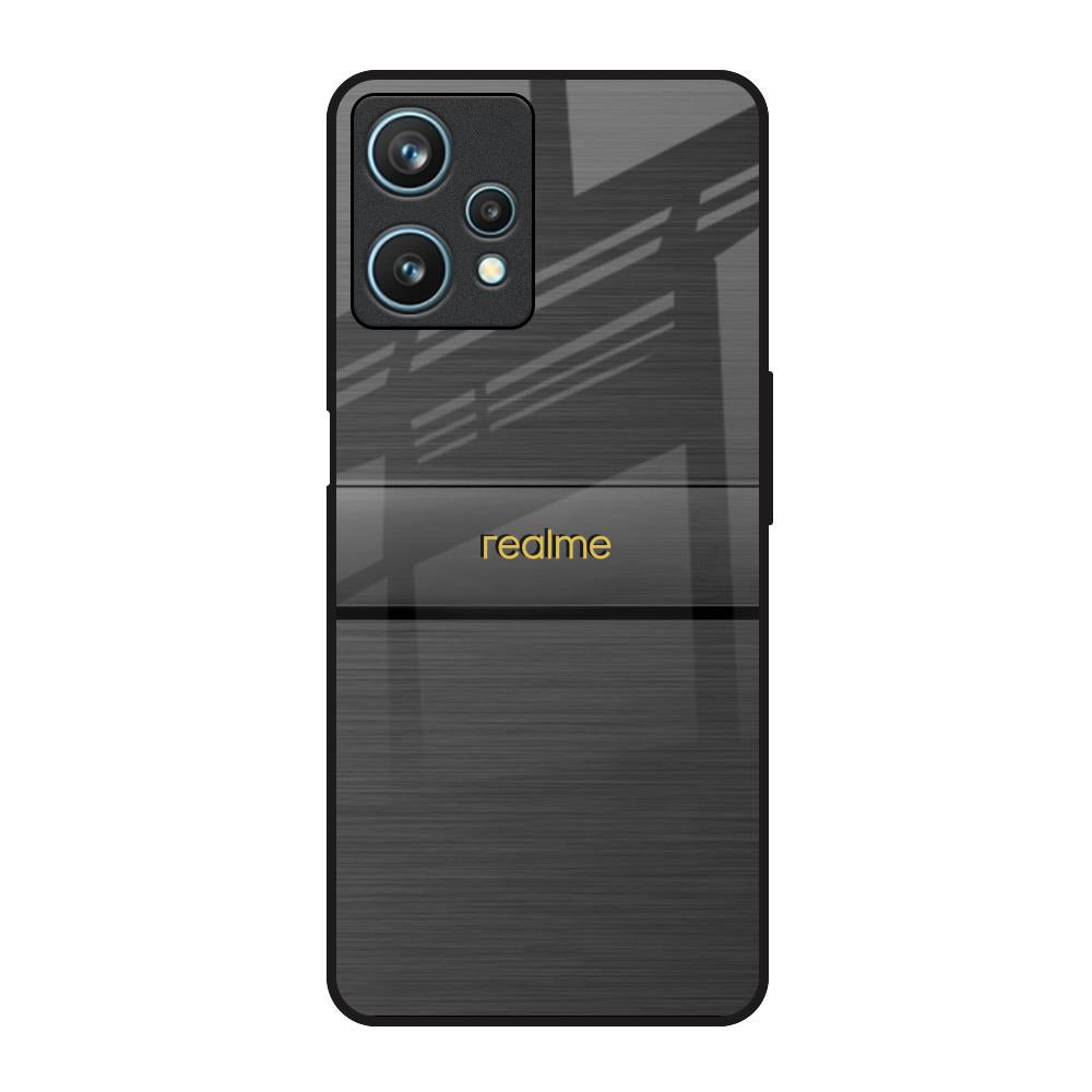 Grey Metallic Glass Realme 9 Pro 5G Glass Back Cover Online