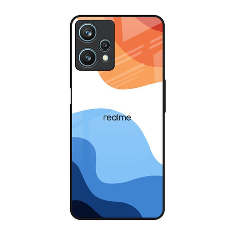 Wavy Color Pattern Realme 9 Pro 5G Glass Back Cover Online