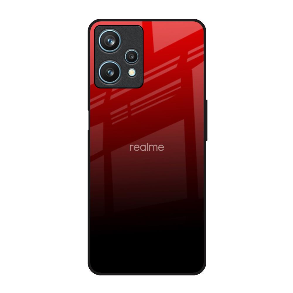 Maroon Faded Realme 9 Pro 5G Glass Back Cover Online