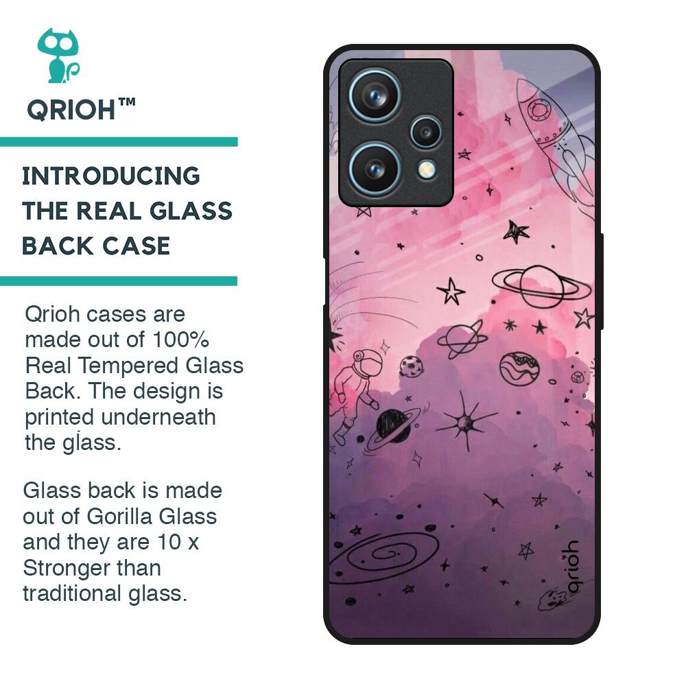 Space Doodles Glass Case for Realme 9 Pro 5G