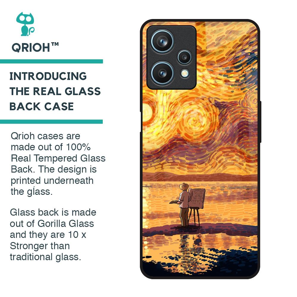 Sunset Vincent Glass Case for Realme 9 Pro 5G