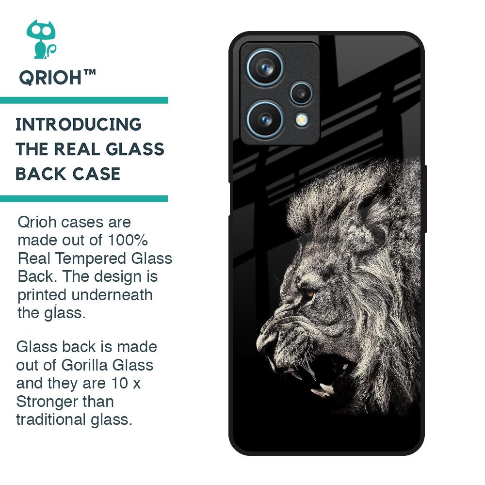 Brave Lion Glass Case for Realme 9 Pro 5G