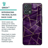 Geometric Purple Glass Case For Realme 9 Pro 5G