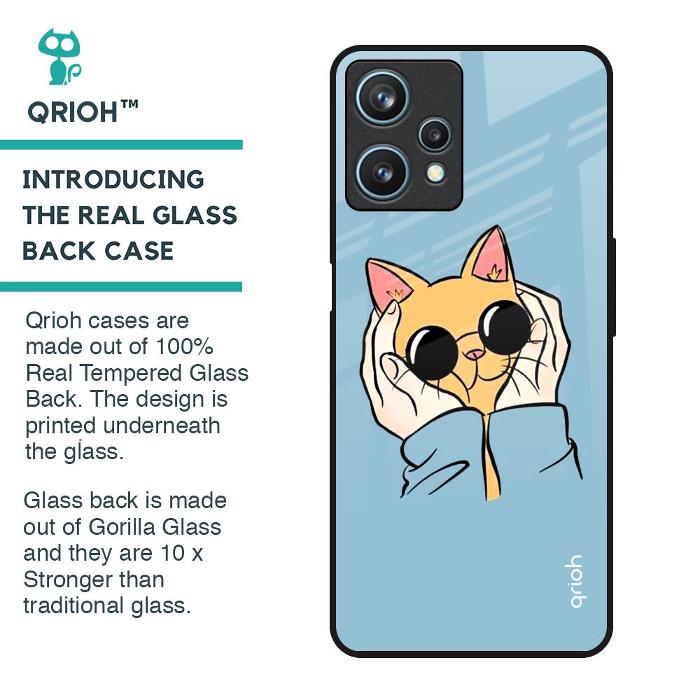 Adorable Cute Kitty Glass Case For Realme 9 Pro 5G
