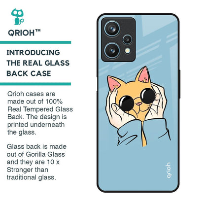 Adorable Cute Kitty Glass Case For Realme 9 Pro 5G