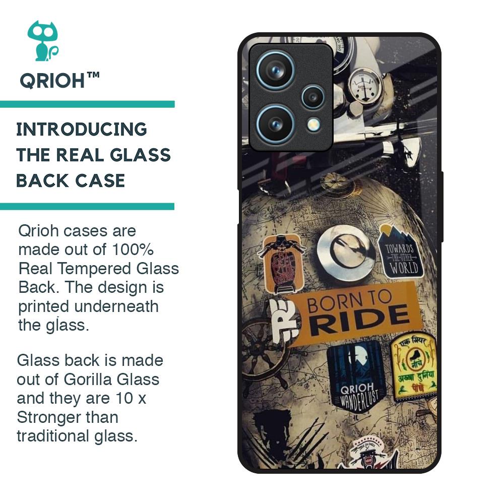 Ride Mode On Glass Case for Realme 9 Pro 5G