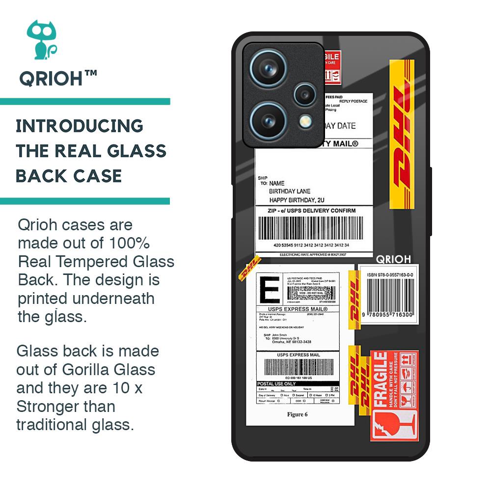 Cool Barcode Label Glass Case For Realme 9 Pro 5G