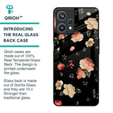 Black Spring Floral Glass Case for Realme 9 Pro 5G