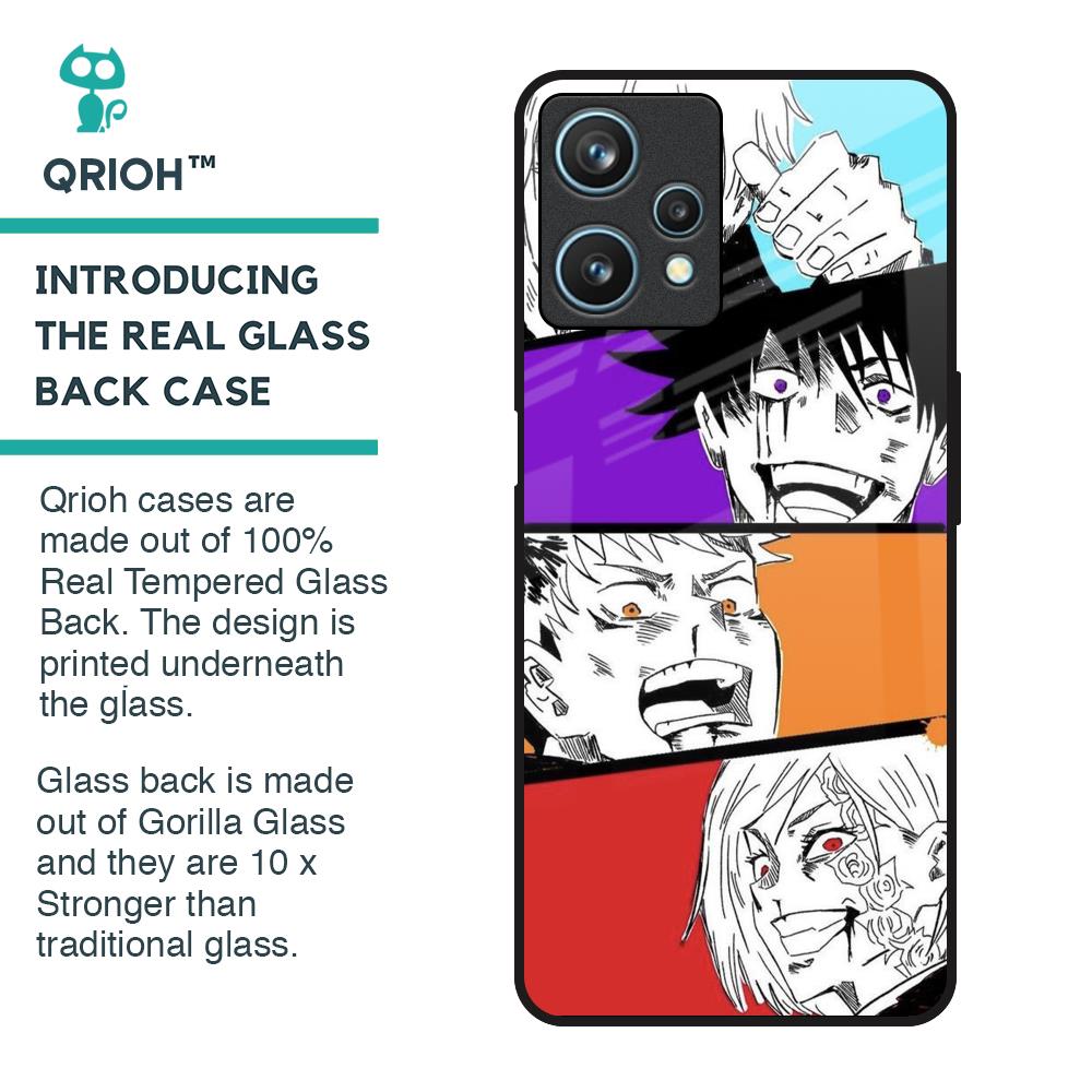 Anime Sketch Glass Case for Realme 9 Pro 5G