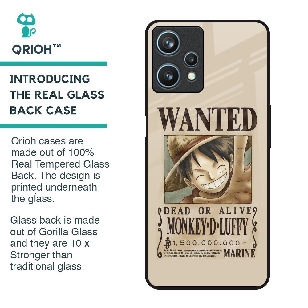 Luffy Wanted Glass Case for Realme 9 Pro 5G