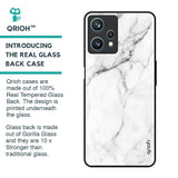 Modern White Marble Glass Case for Realme 9 Pro 5G