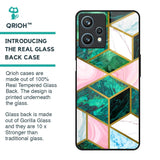 Seamless Green Marble Glass Case for Realme 9 Pro 5G
