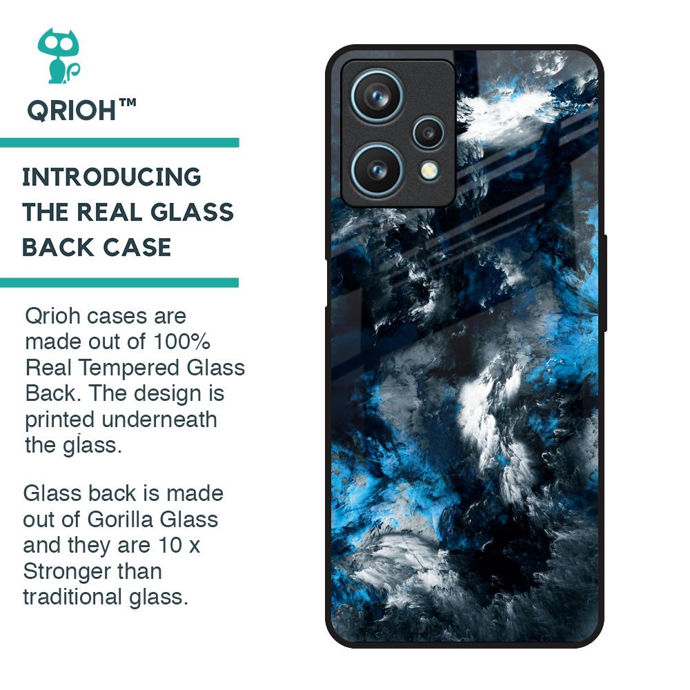 Cloudy Dust Glass Case for Realme 9 Pro 5G