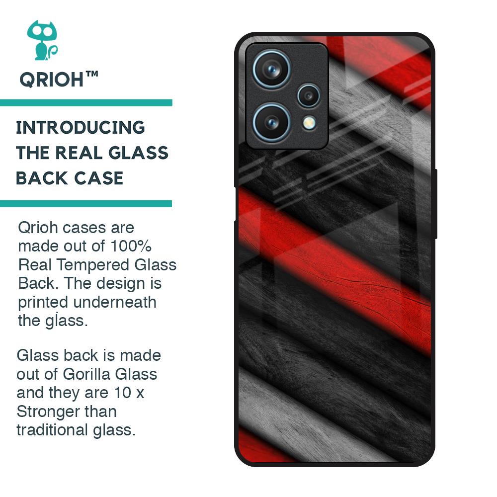 Soft Wooden Texture Glass Case for Realme 9 Pro 5G