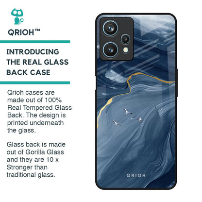 Deep Ocean Marble Glass Case for Realme 9 Pro 5G