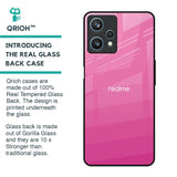 Pink Ribbon Caddy Glass Case for Realme 9 Pro 5G