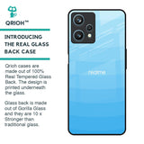 Wavy Blue Pattern Glass Case for Realme 9 Pro 5G