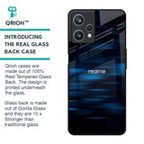 Blue Rough Abstract Glass Case for Realme 9 Pro 5G
