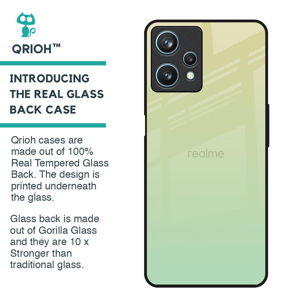 Mint Green Gradient Glass Case for Realme 9 Pro 5G