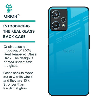 Blue Aqua Glass Case for Realme 9 Pro 5G