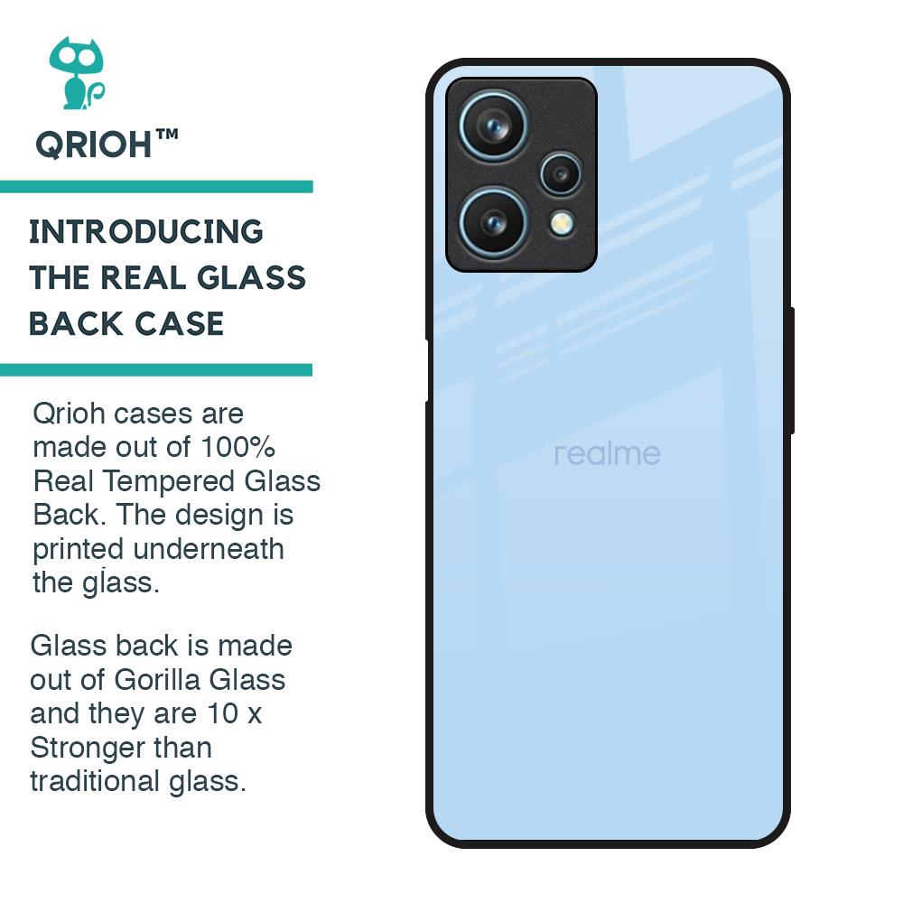 Pastel Sky Blue Glass Case for Realme 9 Pro 5G