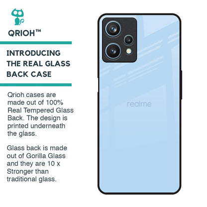 Pastel Sky Blue Glass Case for Realme 9 Pro 5G