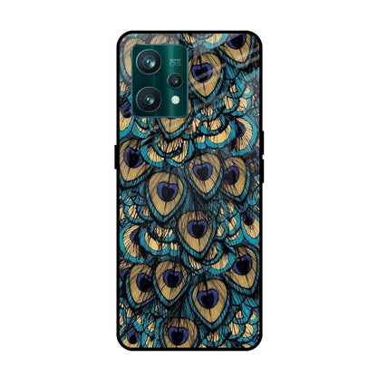 Peacock Feathers Realme 9 Pro 5G Glass Cases & Covers Online