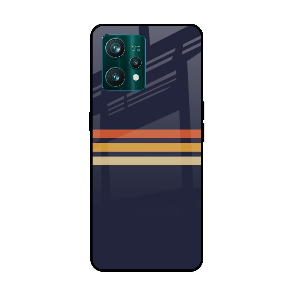 Tricolor Stripes Realme 9 Pro 5G Glass Cases & Covers Online